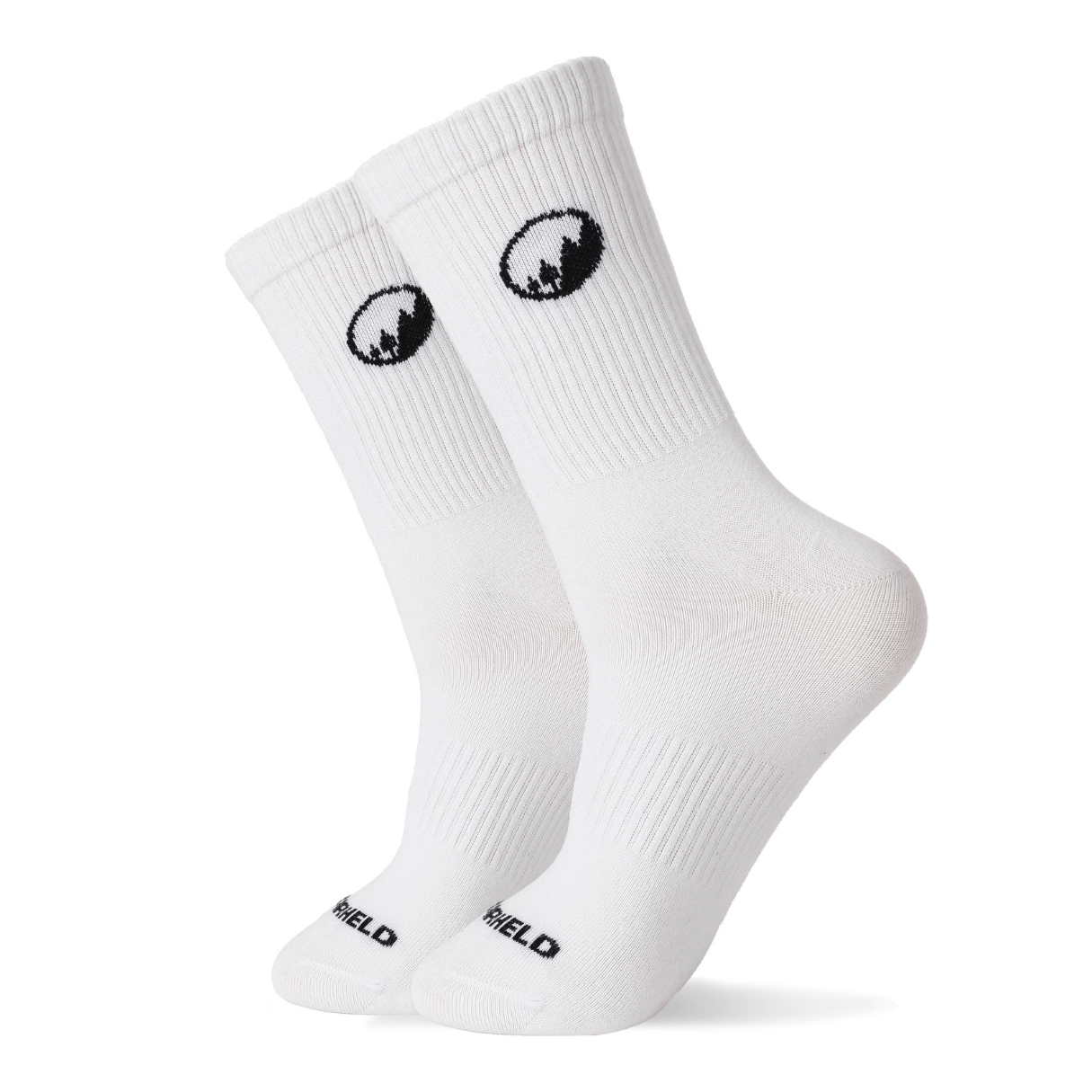 Hohe Sport-Barfußsocken - Weiß