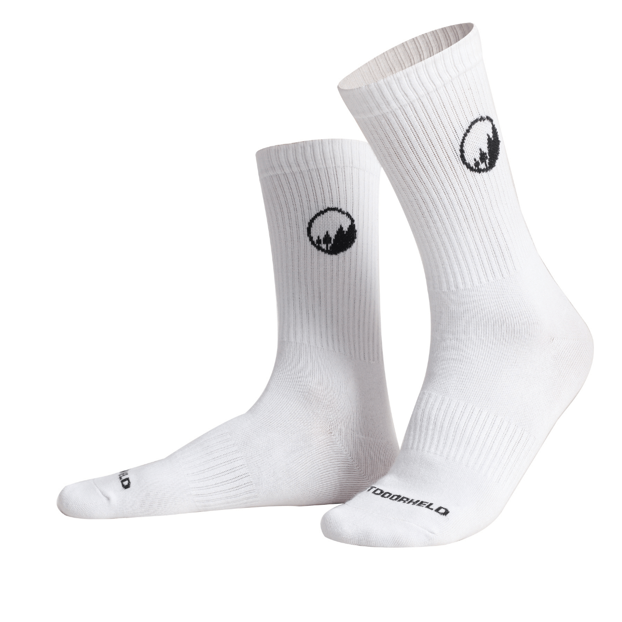 Hohe Sport-Barfußsocken - Weiß