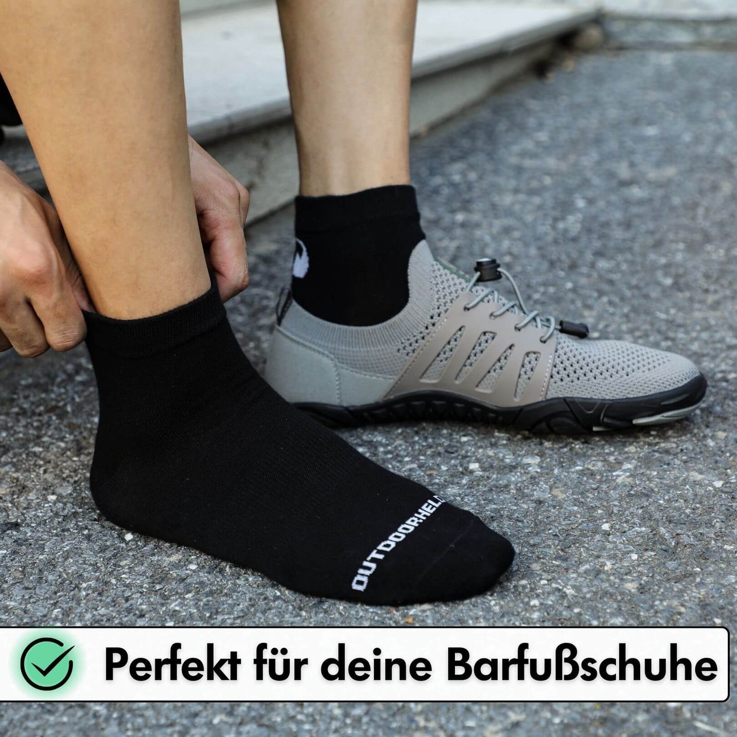 Barfuß-Starter-Bundle: Prime 1.0 + Barfußsocken + GRATIS OrthoFlex Einlegesohlen