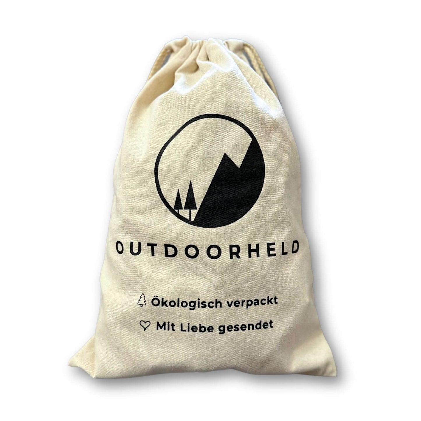 Exklusiv: OutdoorHeld®-Tasche aus Baumwolle - die ideale Geschenkverpackung