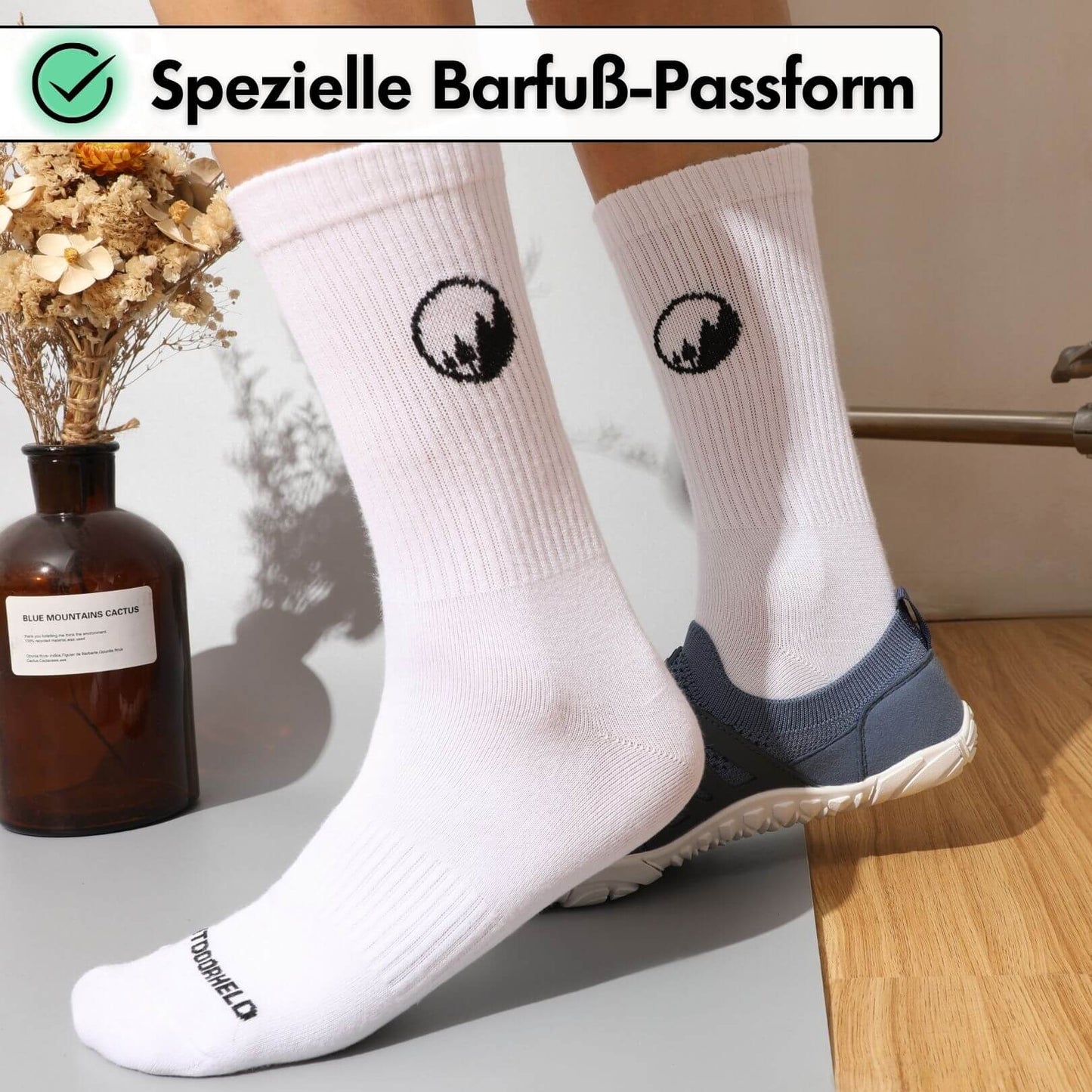 Barfuß-Starter-Bundle: Prime 1.0 + Barfußsocken + GRATIS OrthoFlex Einlegesohlen