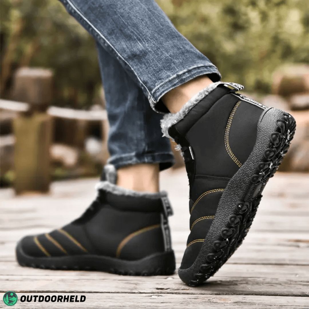 VIP BUNDLE - SCHWARZ: Winter Pro 2.0 Barfußschuhe + ThermoPro Halstuch + GRATIS ThermoPro Handschuhe