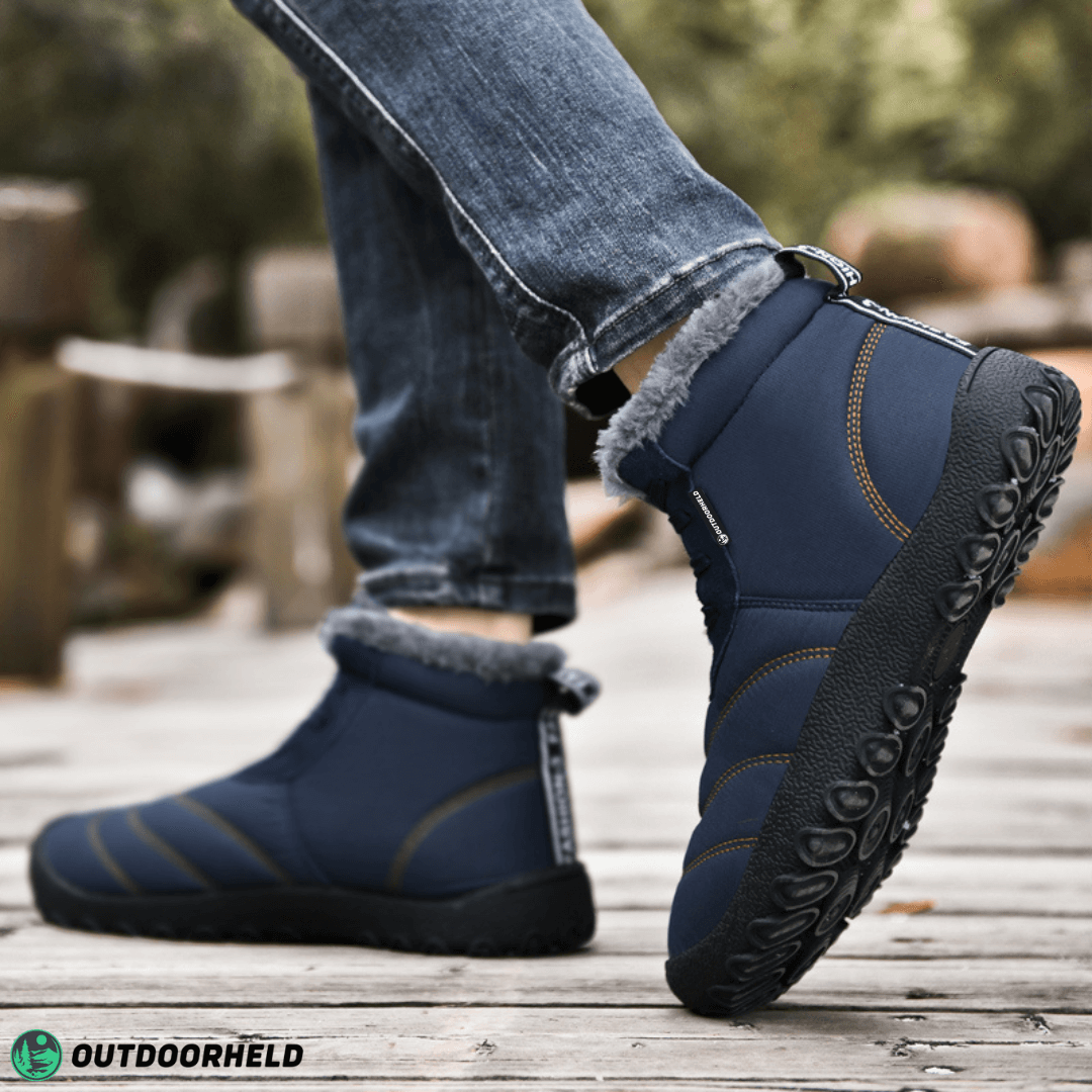 VIP BUNDLE - BLAU: Winter Pro 2.0 Barfußschuhe + ThermoPro Halstuch + GRATIS ThermoPro Handschuhe