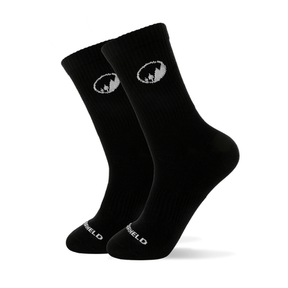 Hohe Sport-Barfußsocken - Schwarz