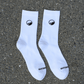 Hohe Sport-Barfußsocken - Weiß