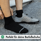 Sneaker Barfußsocken - Schwarz