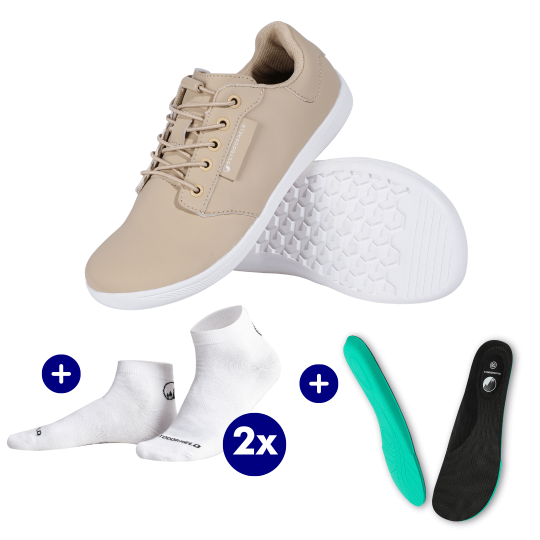 CASUAL-BUNDLE: Casual Prime + 2x Barfußsocken + GRATIS OrthoMax Einlegesohlen