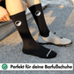 Hohe Sport-Barfußsocken - Schwarz