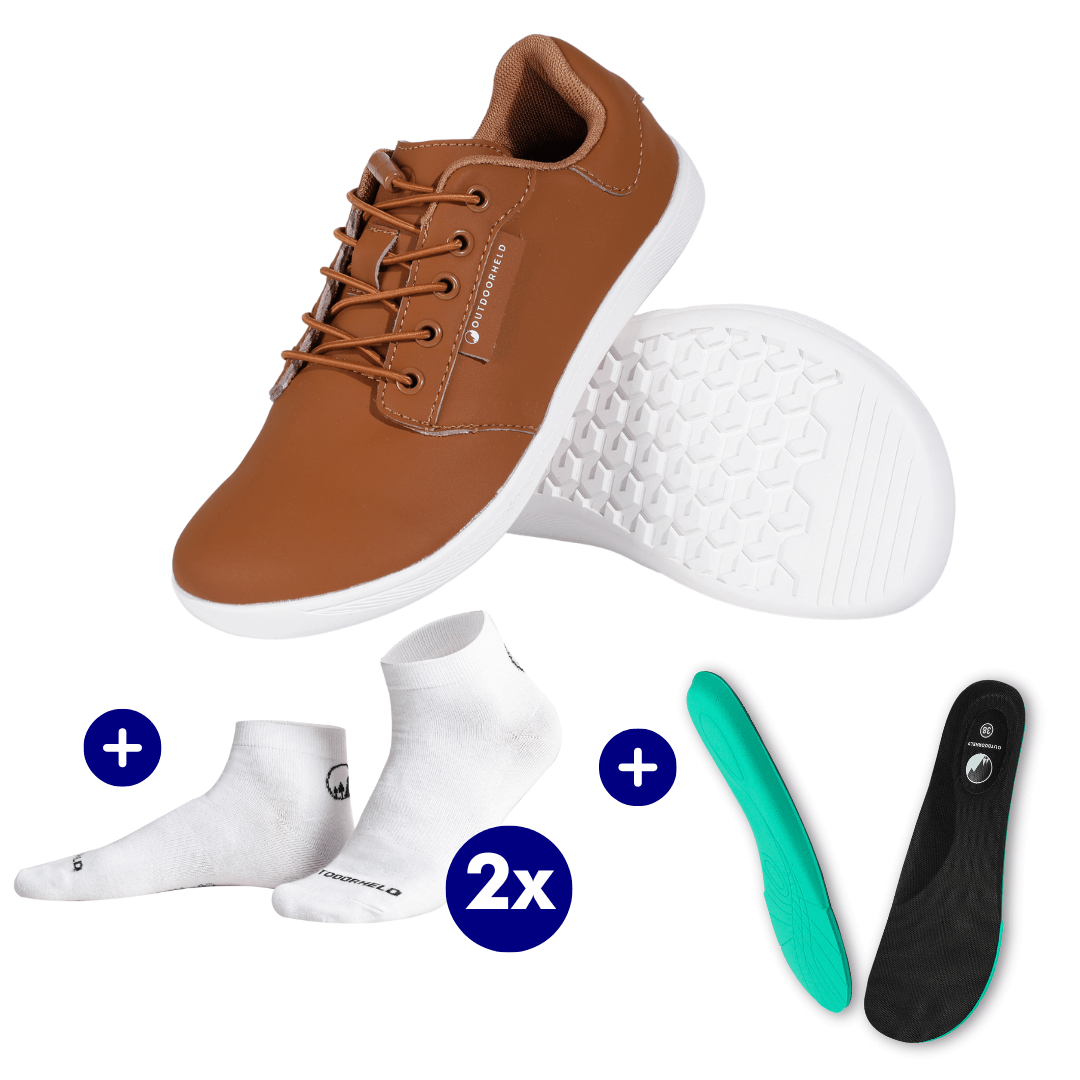CASUAL-BUNDLE: Casual Prime + 2x Barfußsocken + GRATIS OrthoMax Einlegesohlen