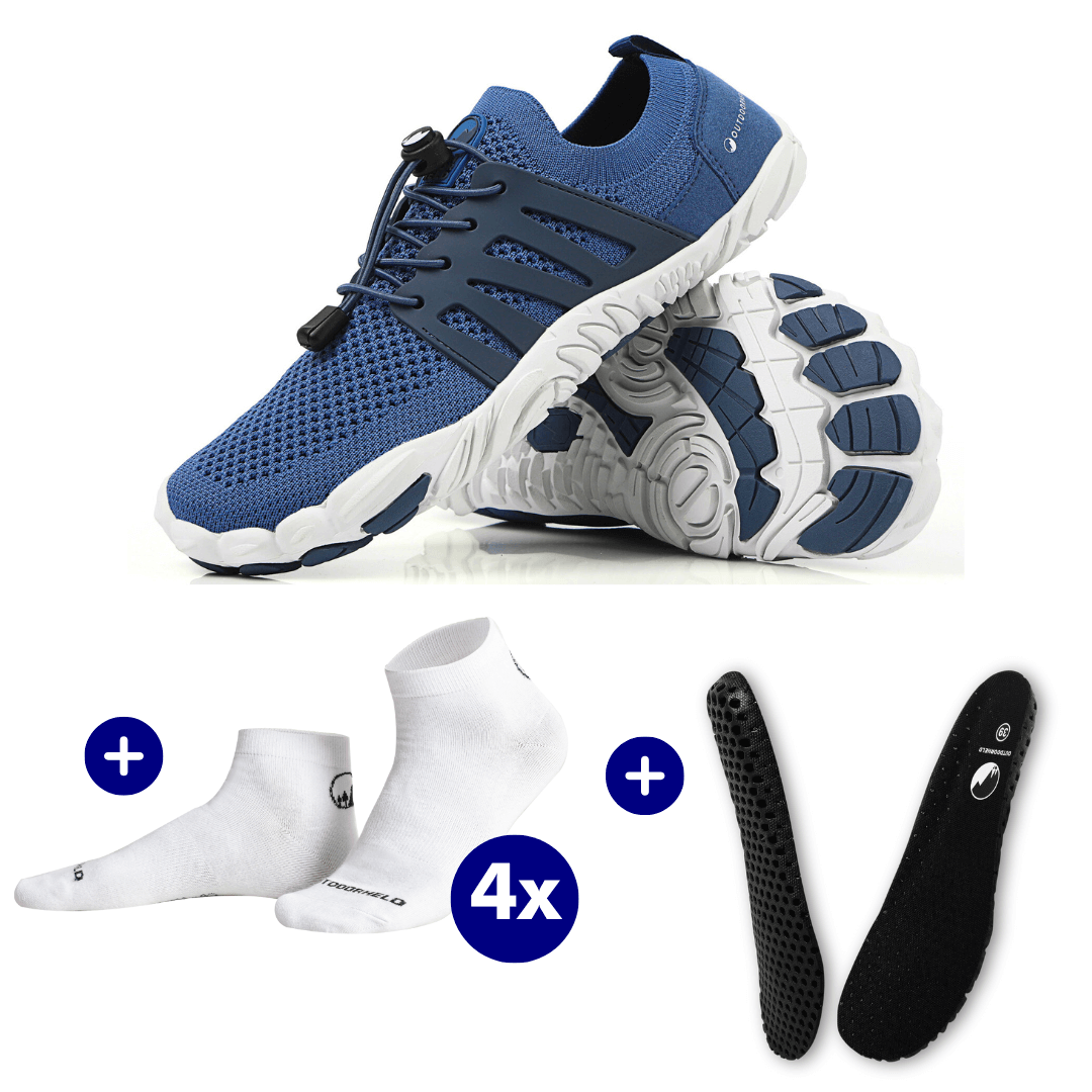 Barfuß-Starter-Bundle: Prime 1.0 + 4x Barfußsocken + GRATIS OrthoFlex Einlegesohlen