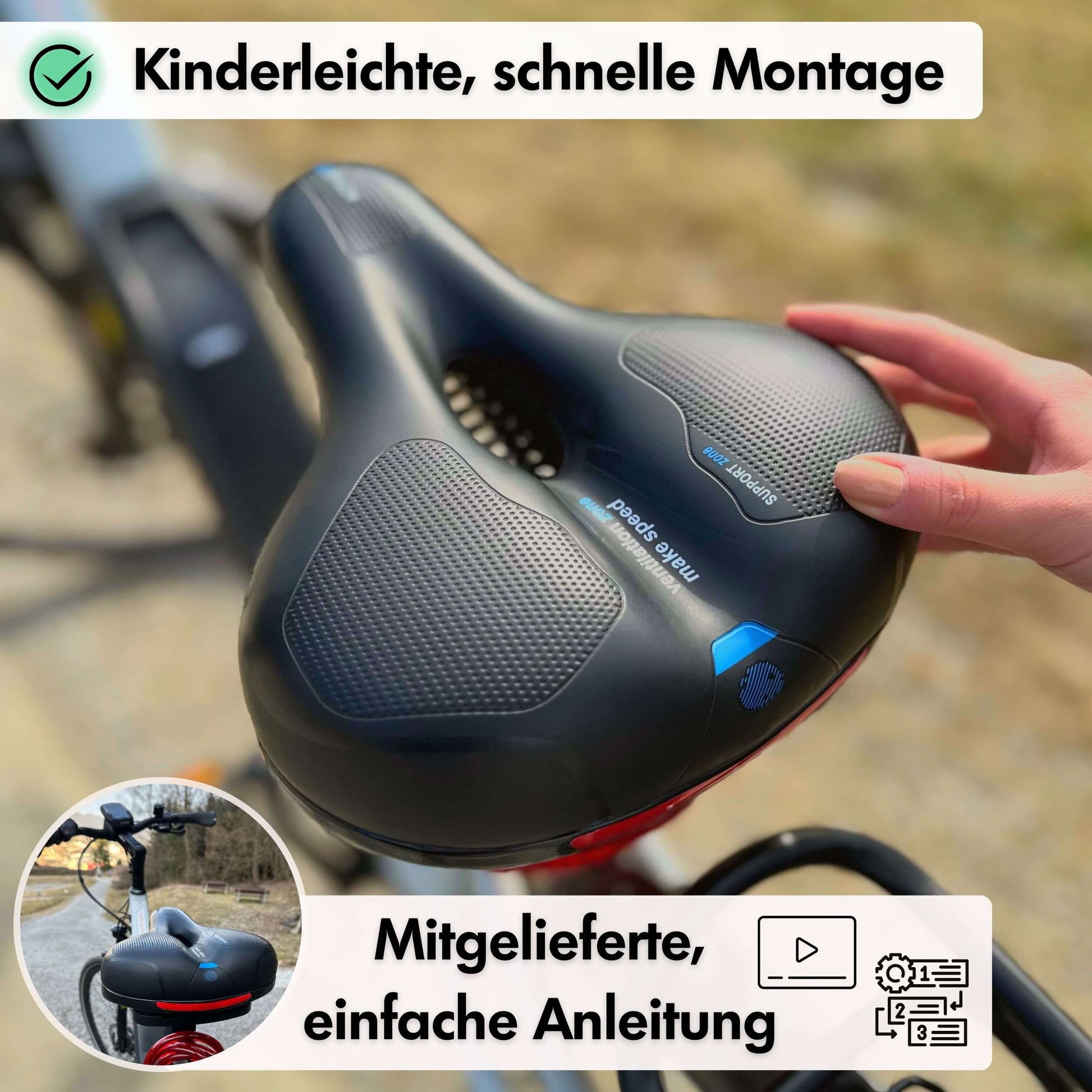fahrradsattel cloud comfort pro SPAR-BUNDLE: CloudComfort Pro inkl. Zubehör – OutdoorHeld