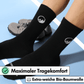 Hohe Sport-Barfußsocken - Schwarz