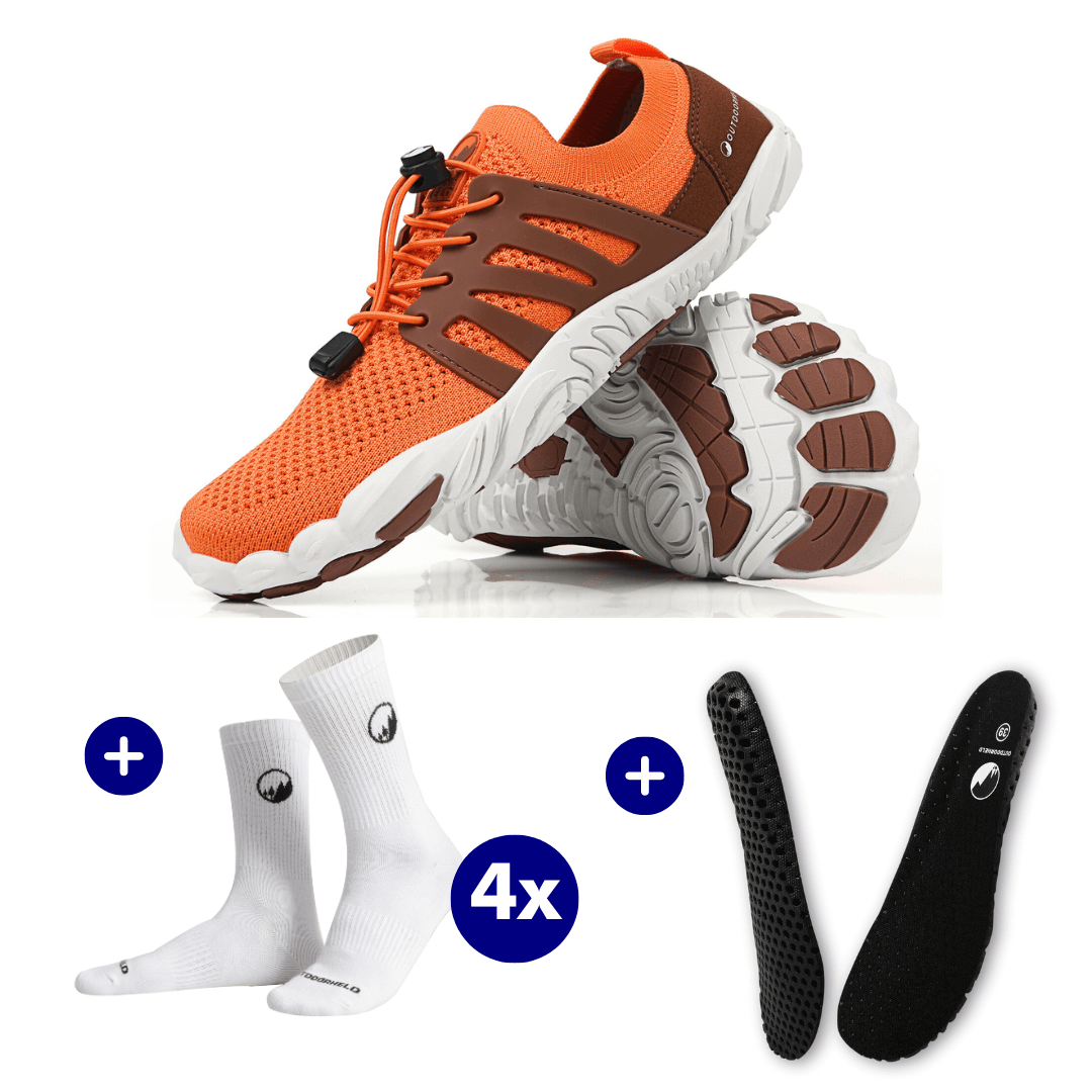 Barfuß-Starter-Bundle: Prime 1.0 + 4x Barfußsocken + GRATIS OrthoFlex Einlegesohlen