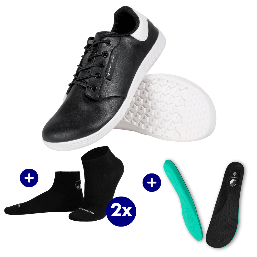 CASUAL-BUNDLE: Casual Prime + 2x Barfußsocken + GRATIS OrthoMax Einlegesohlen