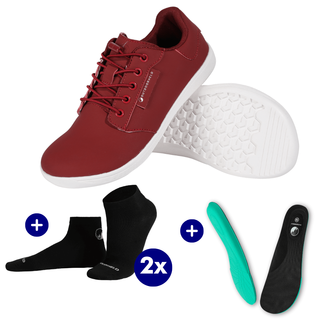 CASUAL-BUNDLE: Casual Prime + 2x Barfußsocken + GRATIS OrthoMax Einlegesohlen
