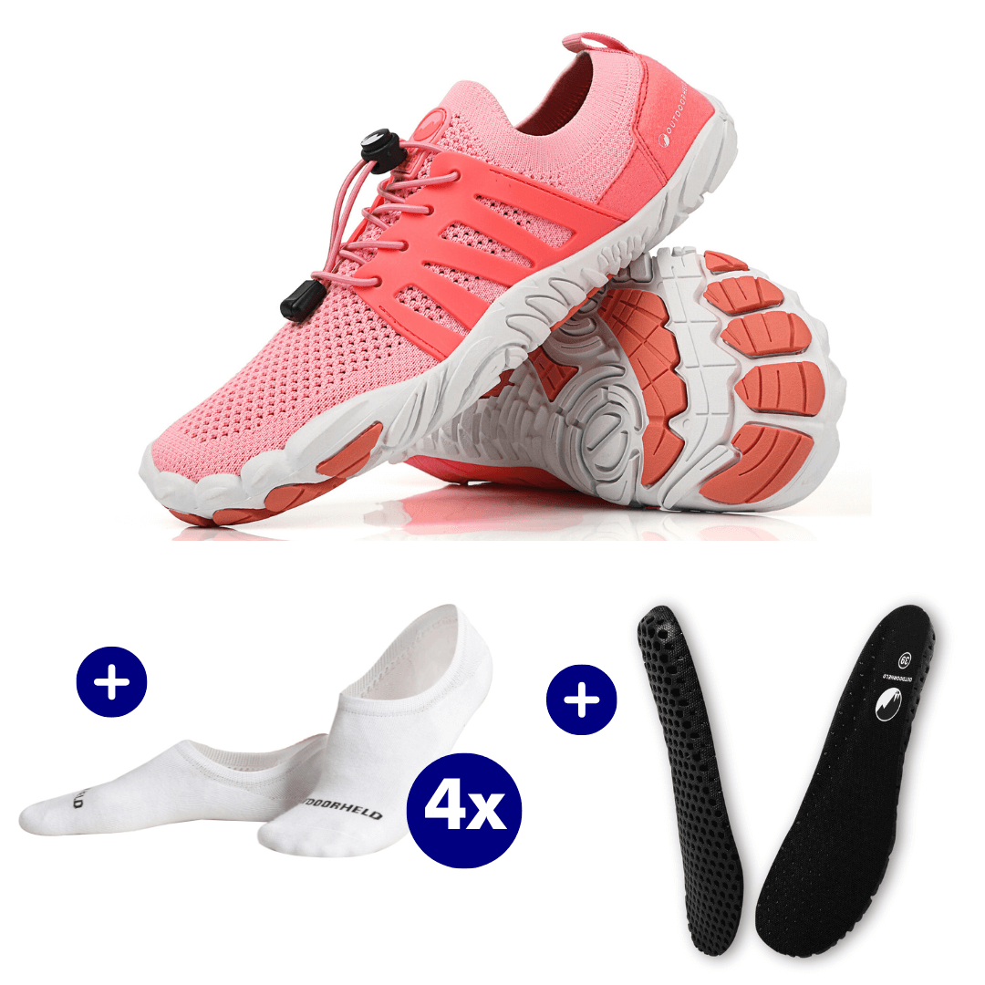 Barfuß-Starter-Bundle: Prime 1.0 + 4x Barfußsocken + GRATIS OrthoFlex Einlegesohlen