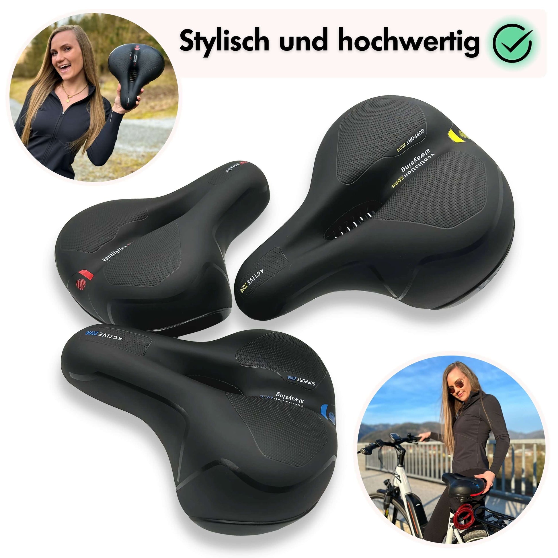 outdoorheld fahrradsattel SPAR-BUNDLE: CloudComfort Pro inkl. Zubehör