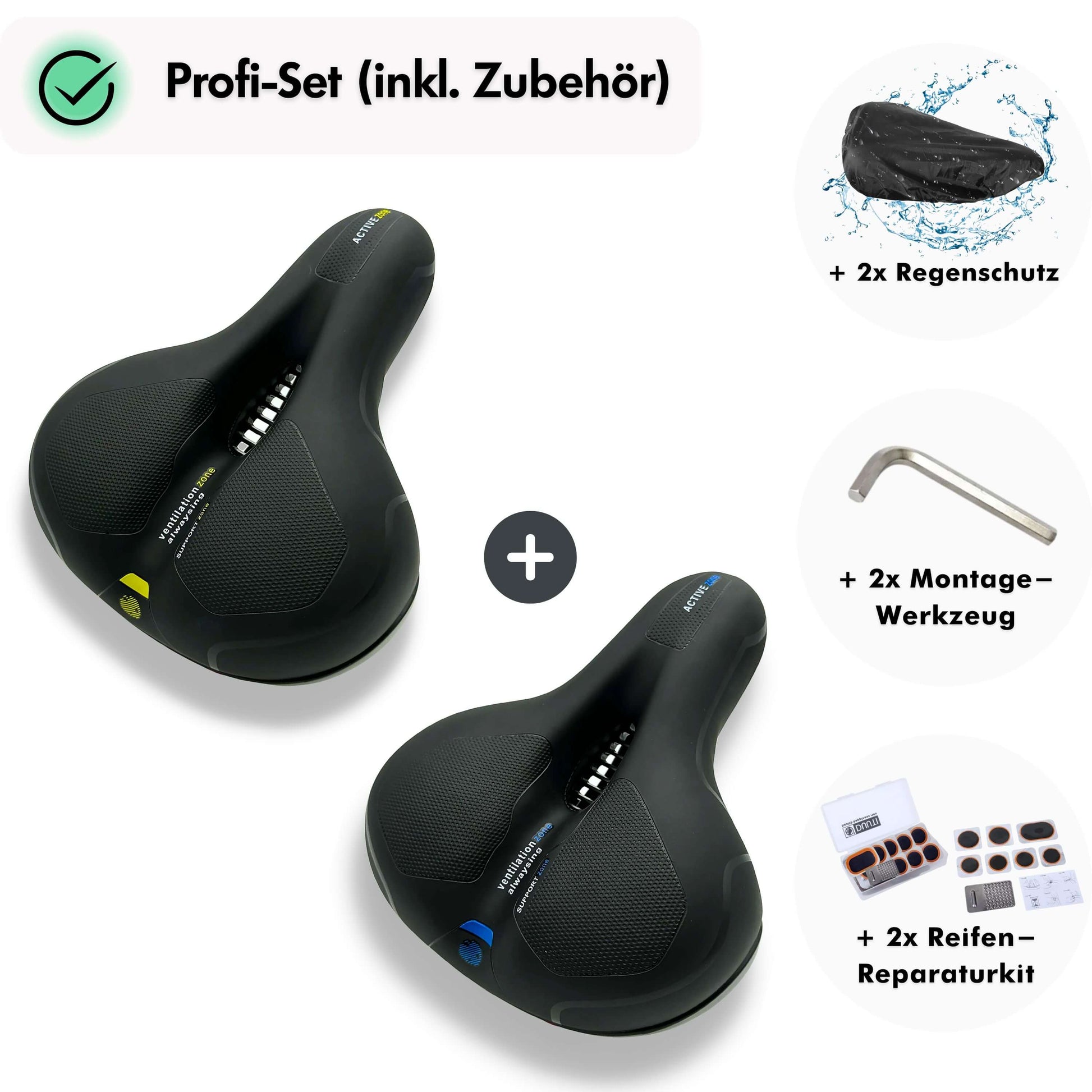 sgodde fahrradsattel SPAR-BUNDLE: CloudComfort Pro inkl. Zubehör