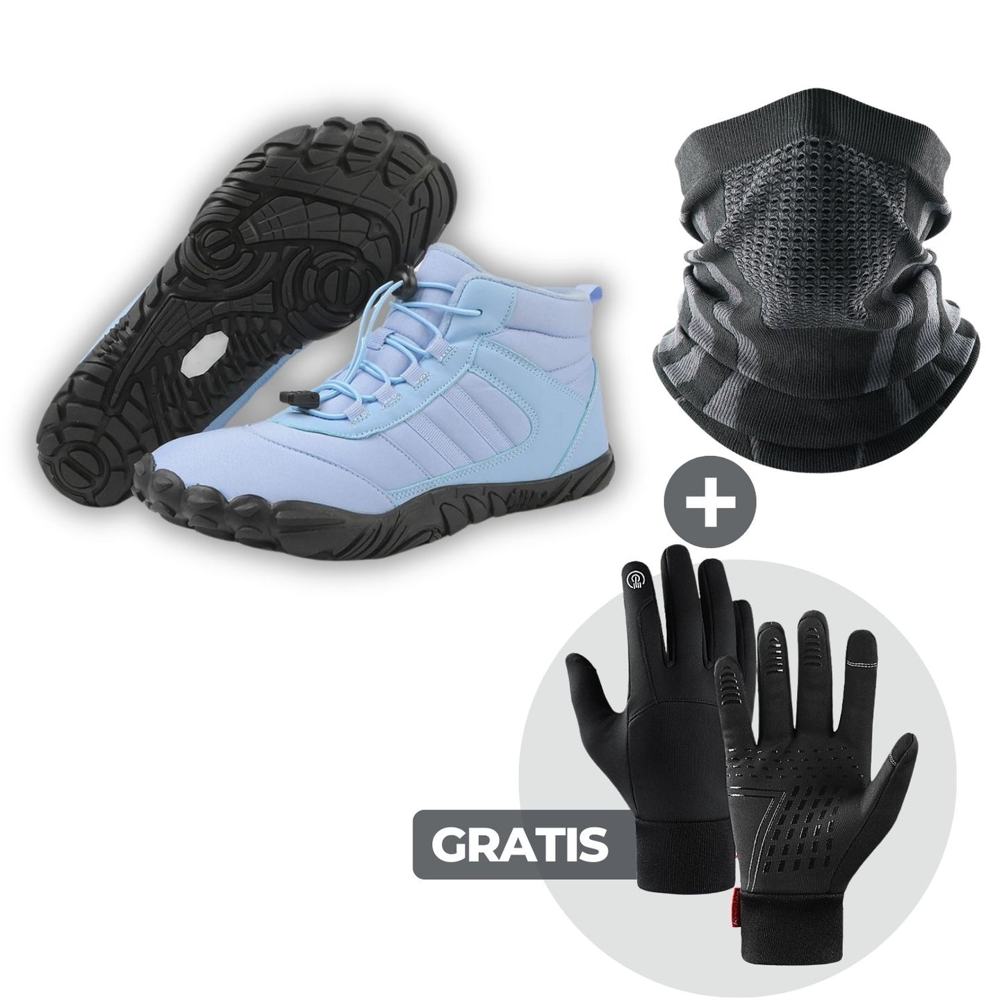 VIP BUNDLE: Winter Pro Barfußschuhe + ThermoPro Halstuch + GRATIS Ther – OutdoorHeld