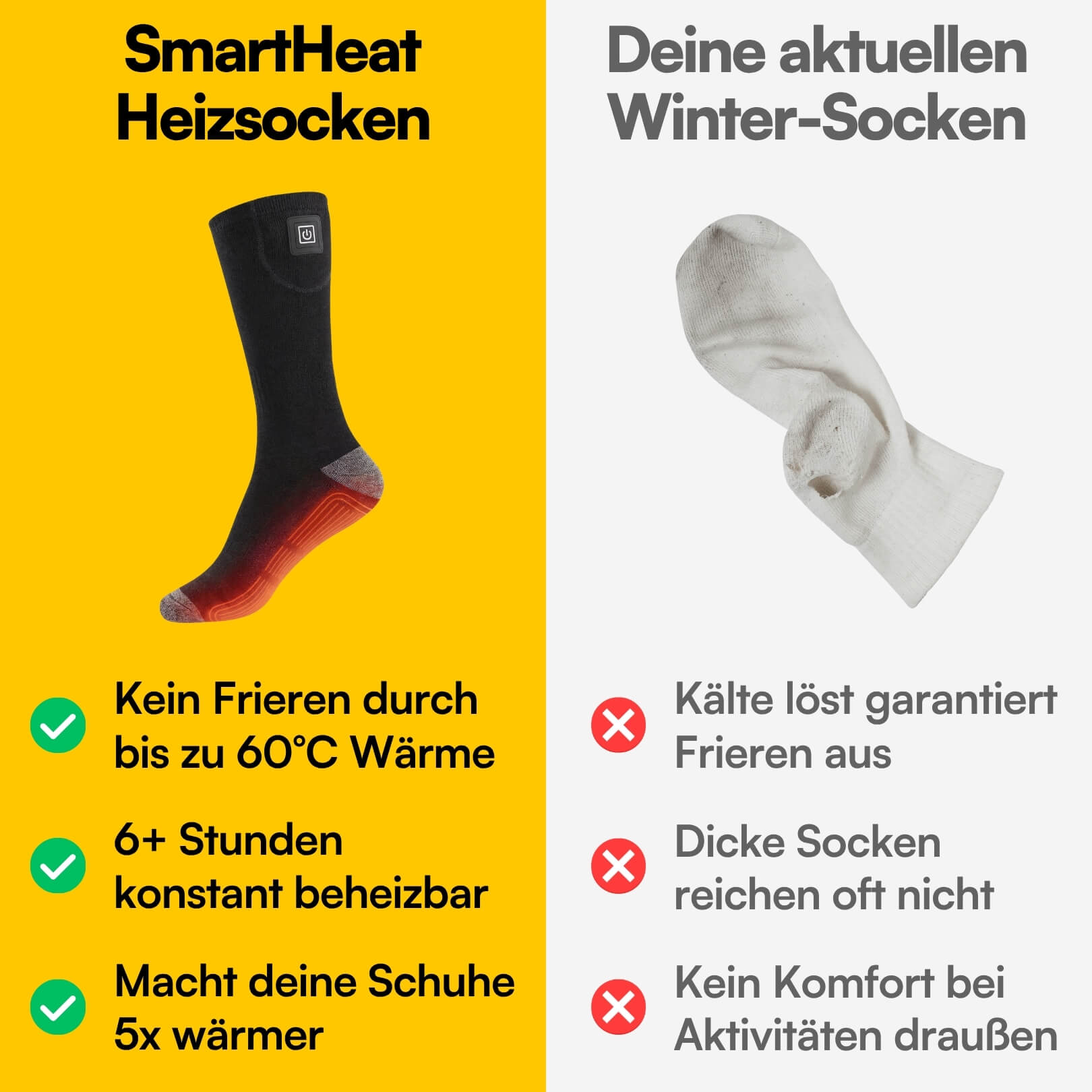 SmartHeat Heizsocken