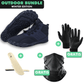 OUTDOOR-BUNDLE: Winter-Barfußschuhe + Fleece Einlegesohlen + GRATIS Thermo Handschuhe + GRATIS Thermo Halstuch