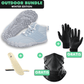 OUTDOOR-BUNDLE: Winter-Barfußschuhe + Fleece Einlegesohlen + GRATIS Thermo Handschuhe + GRATIS Thermo Halstuch