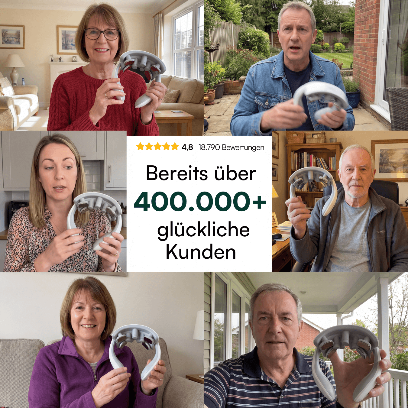 NeuroRelief EMS Nacken-Massagegerät