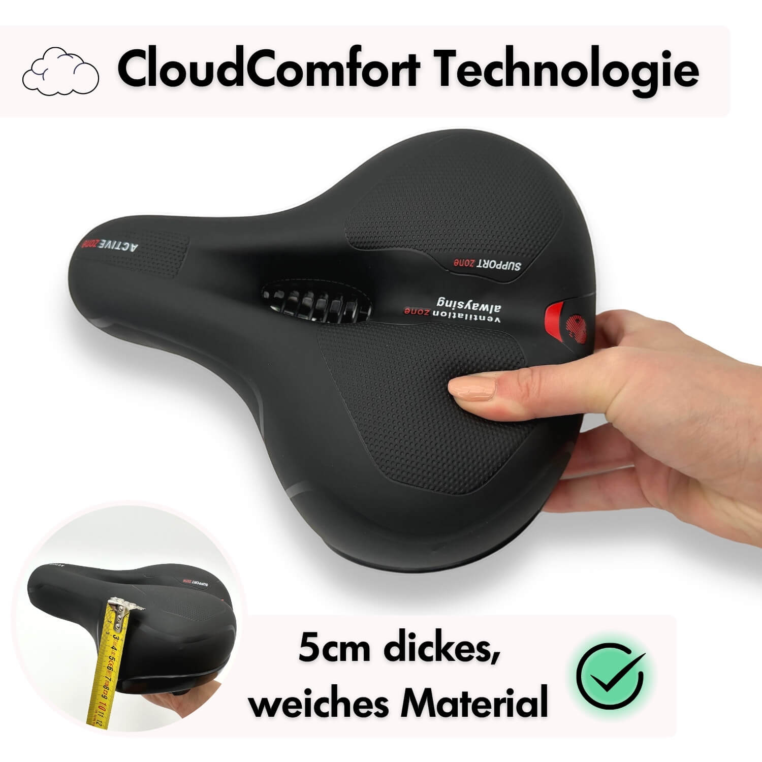 fahrradsattel wie auf wolken CloudComfort Pro